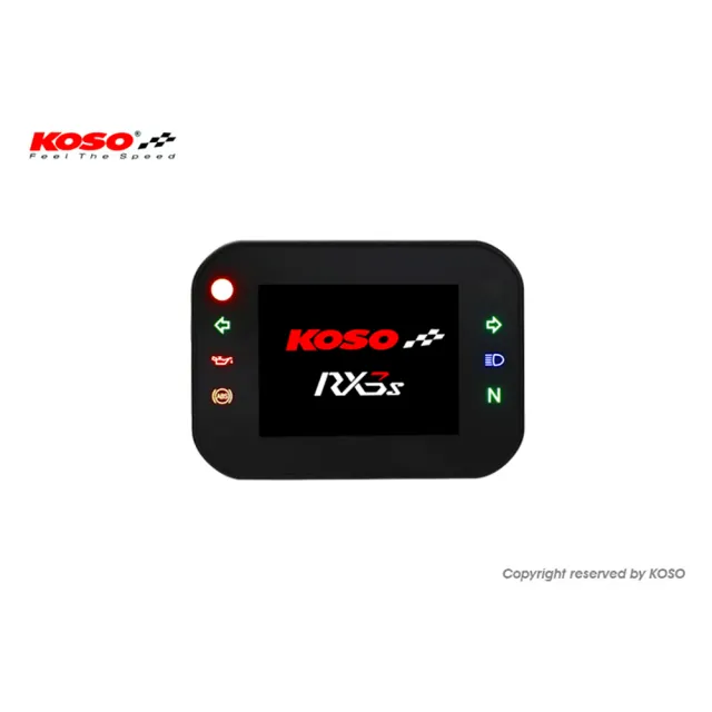 【KOSO】RX3S TFT 碼表(泛用、多功能碼表)