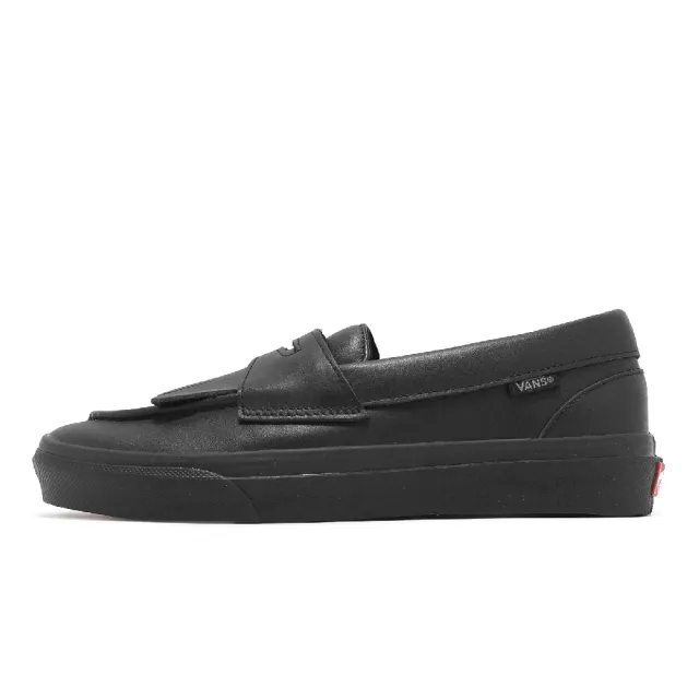 【VANS】樂福鞋 V196CF Loafer 男鞋 女鞋 黑 流蘇 日本線 皮革 小皮鞋(6322840003)