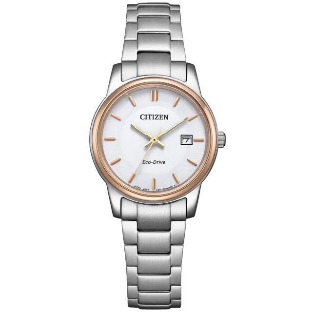 【CITIZEN 星辰】光動能 大三針不鏽鋼情侶對錶/40mm+27.5mm(BM6979-74A+EW2319-71A)
