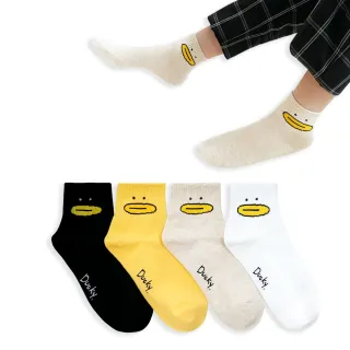【哈囉喬伊】韓國襪子 Ducky可愛大嘴鴨短襪 女襪 C142(正韓直送 韓妞必備 棉襪 長襪 韓國少女襪)