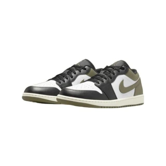 NIKE 耐吉 Air Jordan 1 Low 橄欖綠黑 553558-092(AJ1 經典 復古 簡潔 休閒鞋 男鞋)