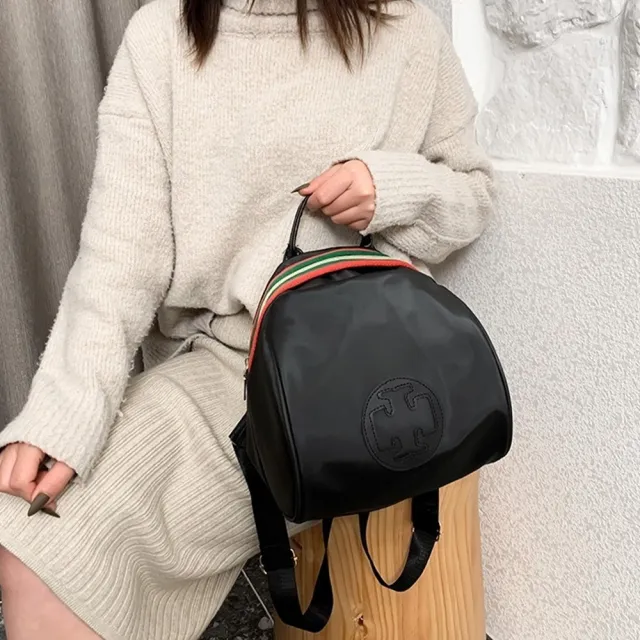 【LEEHER】雙11 女生/包包/貝殼包/雙肩包/尼龍後背包/黑色背包/防潑水包/輕便包包/大容量後背包