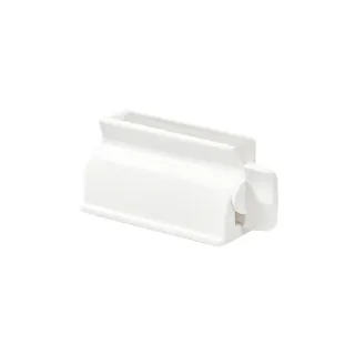 【JOHN HOUSE】立式擠牙膏器 KM 簡約白 擠牙膏 洗面乳擠壓器 擠洗面乳 牙膏收納(小款白)