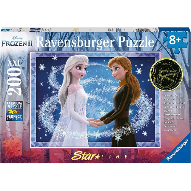 Ravensburger 維寶拼圖 冰雪奇緣2 夜光版 XXL 200片