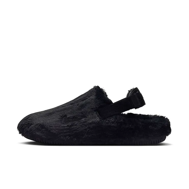 【NIKE 耐吉】拖鞋 涼鞋 女鞋 運動 毛毛拖 W CALM MULE SE 黑 FZ3118-001