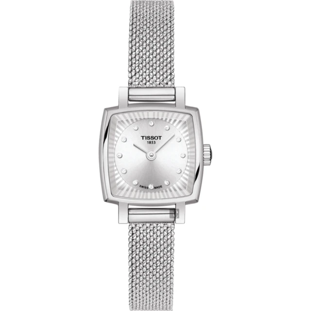 TISSOT 天梭 LOVELY SQUARE 動人心弦米蘭帶女錶-20mm(T0581091103600)