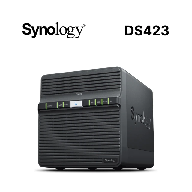 【Synology 群暉科技】搭WD 4TB x2 ★ DS423 4Bay NAS 網路儲存伺服器