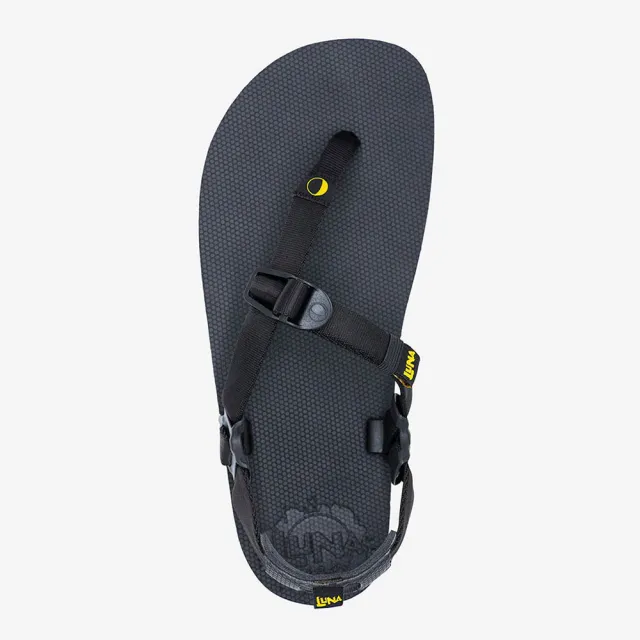 【Luna Sandals】MONO 舒適機能涼鞋 標準款 經典黑(戶外/休閒/國旅/日常/越野/夾腳拖/拖鞋)