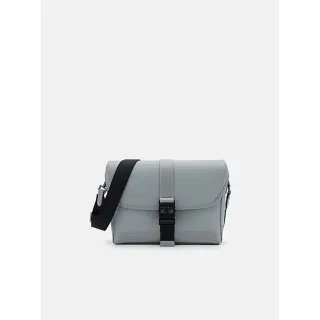 【PEDRO】Icon皮革郵差包-黑色/深咖啡/灰色(小CK集團品牌 官方直營)