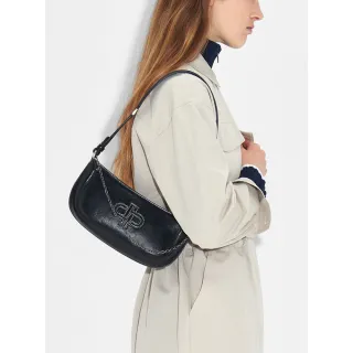 【PEDRO】Icon 潤油皮釘飾單肩包/鍊條包/側背包(小CK集團品牌 官方直營)