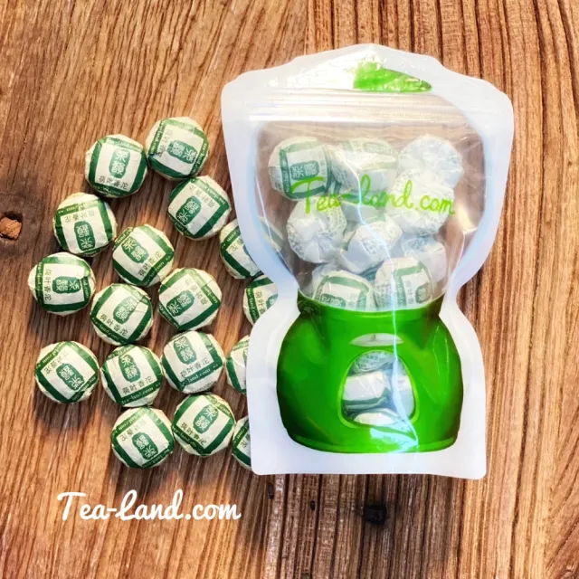 【茶韻】普洱茶-農殘檢驗合格迷你沱花草糖果機系列袋120克*3袋(六口味任選)