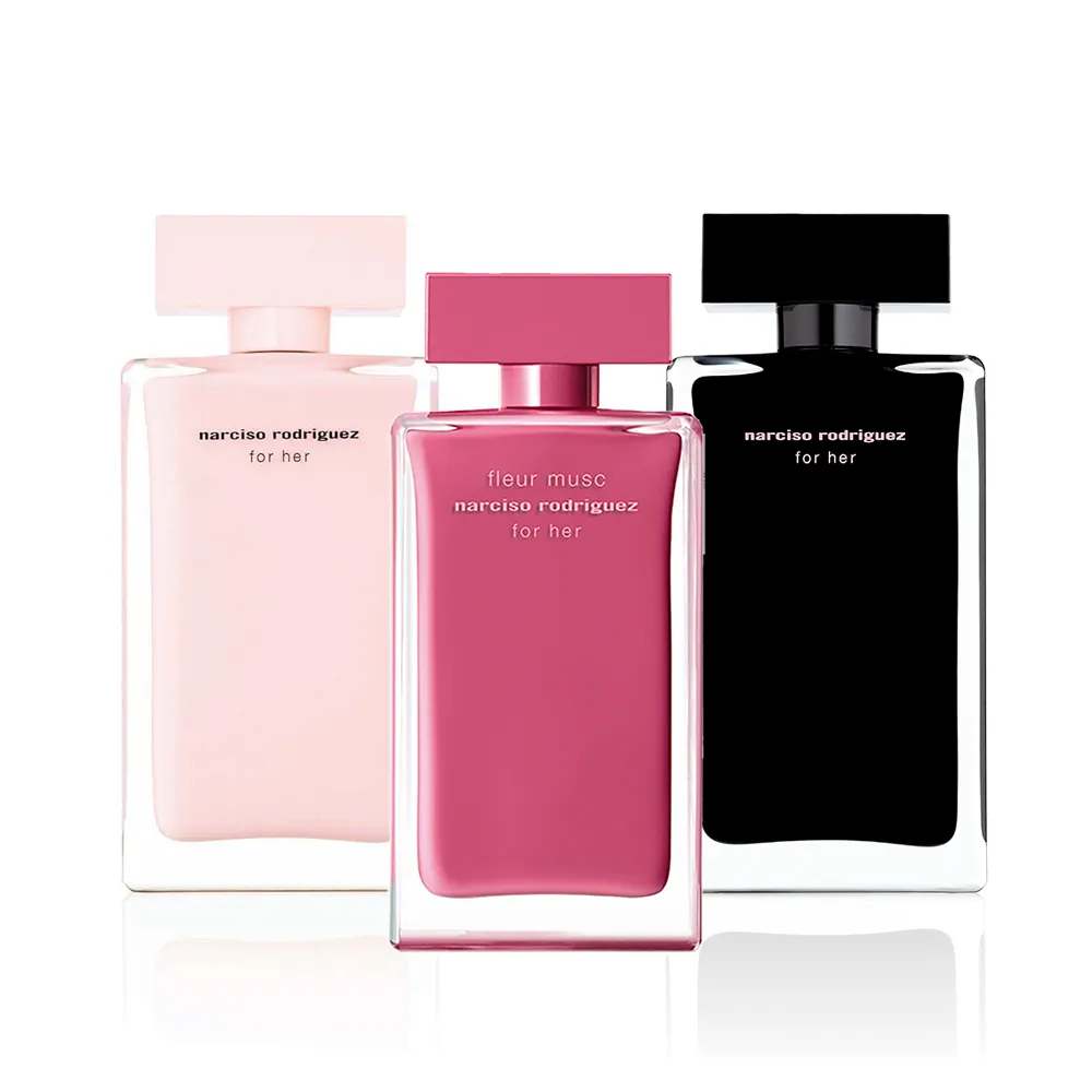 【NARCISO RODRIGUEZ】經典系列香水100ml任選(桃色優雅/for her淡香精/for her淡香水.專櫃公司貨)