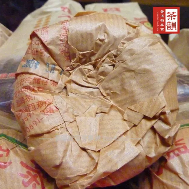 【茶韻】普洱茶2008年大益/孟海茶廠甲級沱青沱100g/沱 X5  茶葉禮盒(生茶/附收藏盒x1)(中秋禮盒)