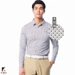 【KING GOLF】MOMO獨家特談！男款數位滿版印花彈性修身長袖POLO衫/長袖上衣/高爾夫球衫(多款任選)