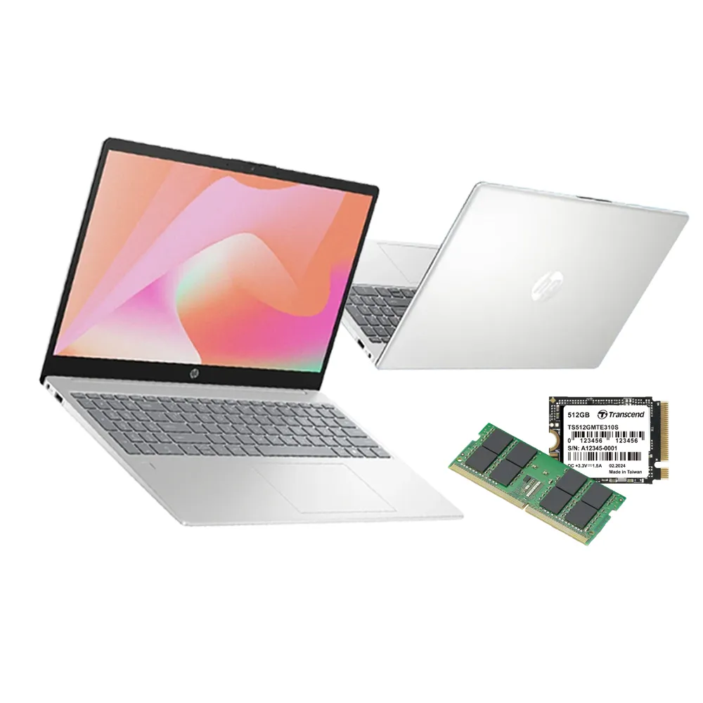 【HP 惠普】升級8G組+512G組★15吋 Processor N100 輕薄筆電(超品/15-fd0090TU/4G/128G SSD/Win11/星河銀)