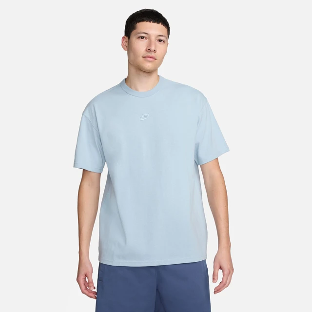 NIKE 耐吉 上衣 男款 短袖上衣 運動 AS M NSW PREM ESSNTL SUST TEE 藍 DO7393-441