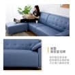 【時尚屋】台灣製莫內L型耐磨仿牛皮NAPPA質感沙發(可訂製尺寸顏色 耐磨FZ8-131)