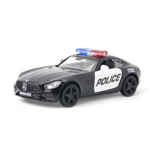 1:38模型車 AMG GTS警車模型 賓士超跑模型(跑車模型 AMG GTS警車)