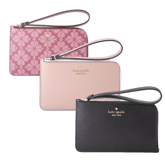 KATE SPADE Lucy L型拉鍊手拿包(多款任選)