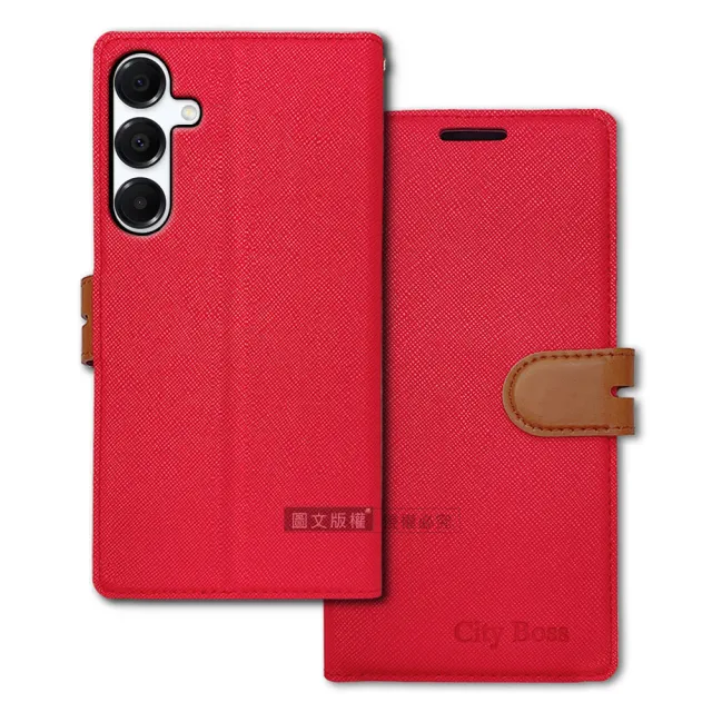 【CITY都會風】三星 Galaxy A16 5G 插卡立架磁力手機皮套 有吊飾孔