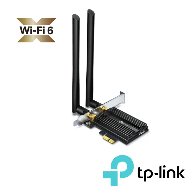 【TP-Link】Archer TX50E AX3000 Wi-Fi 6 藍芽 5.0 PCI-E Express無線網路介面卡(無線網卡)