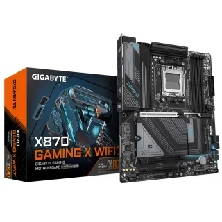 【GIGABYTE 技嘉】X870 GAMING X WIFI7 DDR5 主機板+AMD R7 9700X代理盒裝 8核 16緒 中央處理器(M+C組合)