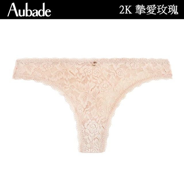 Aubade 摯愛玫瑰蕾絲丁褲 性感小褲 法國進口 女內褲(2K-膚)