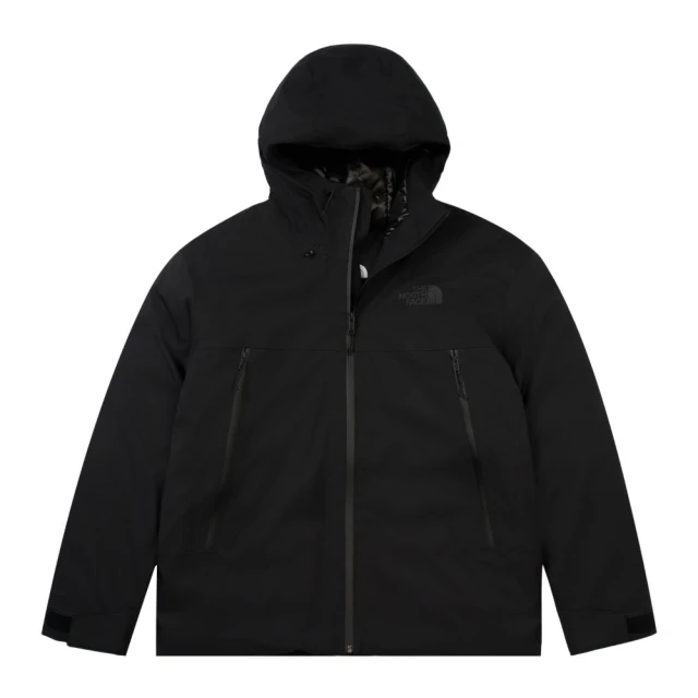 The North Face TNF 北臉 北面 防水透氣連帽羽絨外套 M MTN RANGE DOWN JACKET-AP男 黑(NF0A83UMJK3)