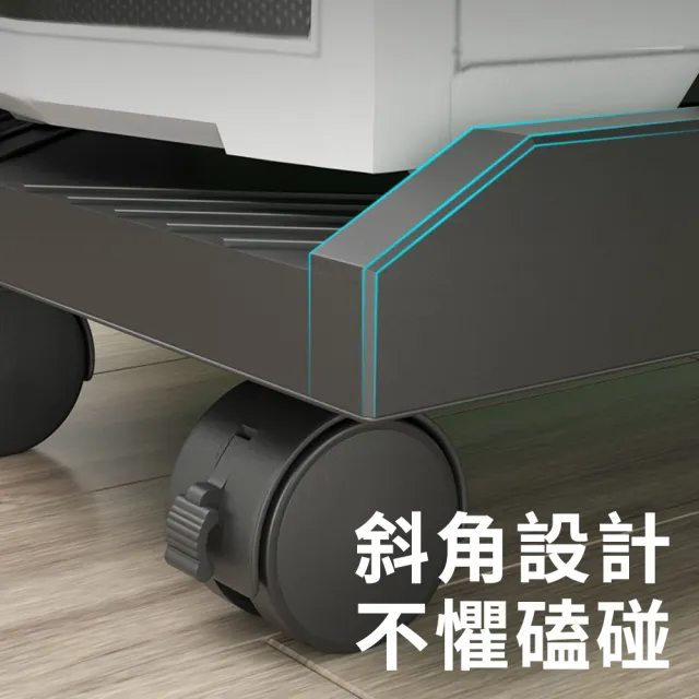 【YUNMI】萬向輪移動式主機架 電腦主機支架 電腦架 散熱架 活動拖架(拖拉順滑/告別衛生死角)