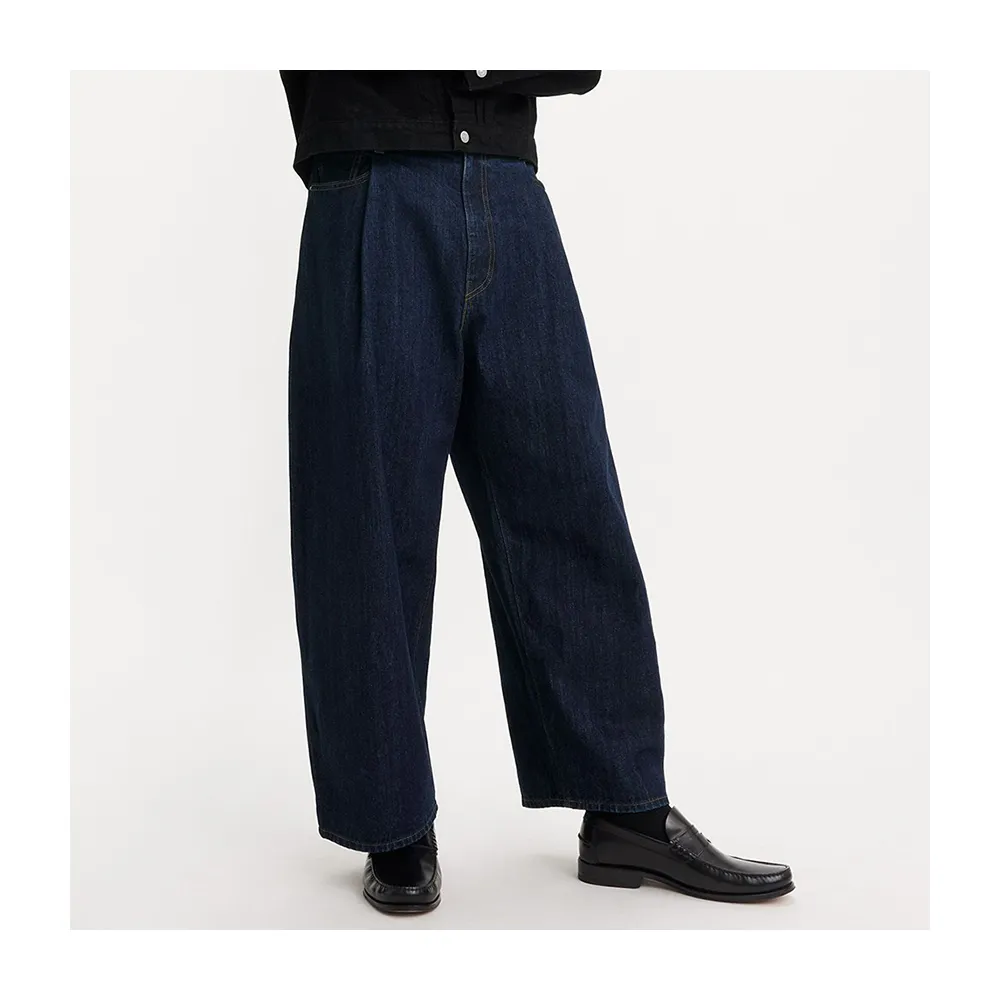 Wide Pleat Crop Jeans - Blue | Levi's® AT