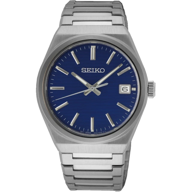 SEIKO 精工 CS系列 簡約大三針時尚手錶-38.5mm 禮物 雙11(6N52-00H0B/SUR555P1)