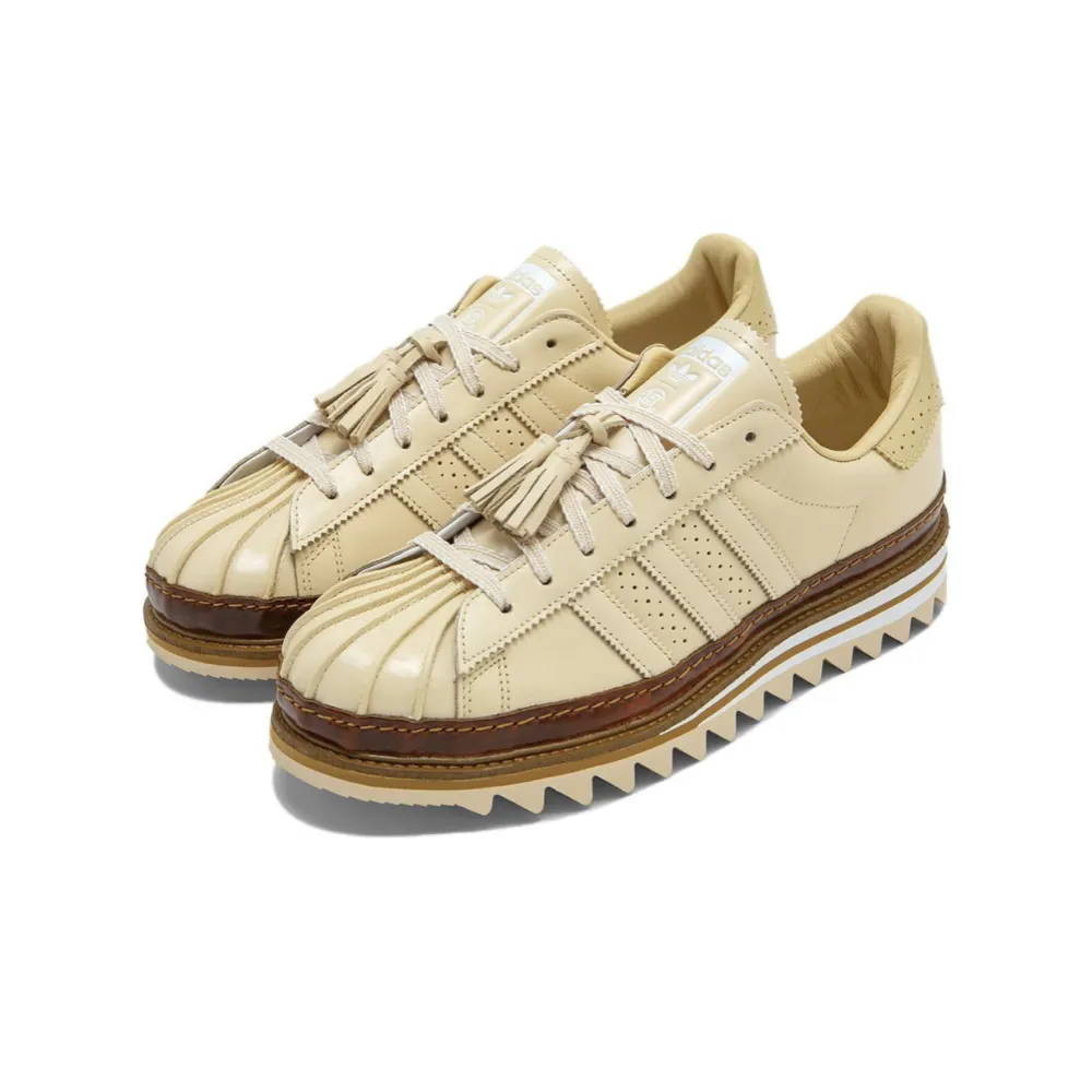 adidas 愛迪達】Clot x Adidas Originals Superstar Tan 奶茶JQ6117 