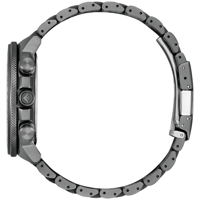 【CITIZEN 星辰】PROMASTER系列 光動能電波對時飛行腕錶/黑46mm(BY3005-56G)