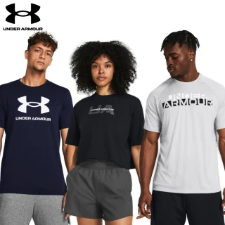 【UNDER ARMOUR】UA官方直營 男女款 SPORTSTYLE LOGO UPDATE 短袖T-Shirt 運動短T(多款任選)