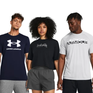 【UNDER ARMOUR】UA官方直營 男女款 SPORTSTYLE LOGO UPDATE 短袖T-Shirt 運動短T(多款任選)