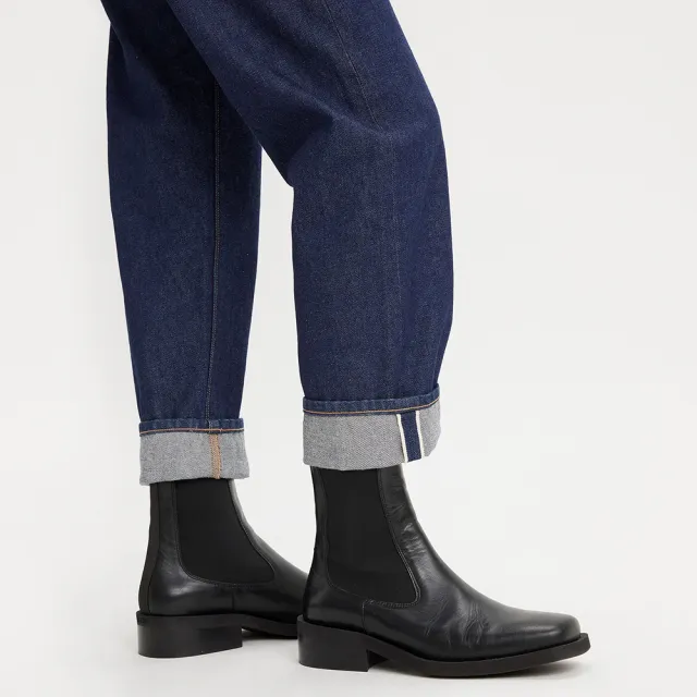 【LEVIS】女款 COLUMN直筒牛仔褲 / 及踝款 熱賣單品 A5888-0000