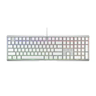 【Cherry】Cherry MX Board 3.1S MX2A RGB 白正刻 茶軸(3.1S RGB 白 茶軸 二代軸 鍵盤 機械 電競)