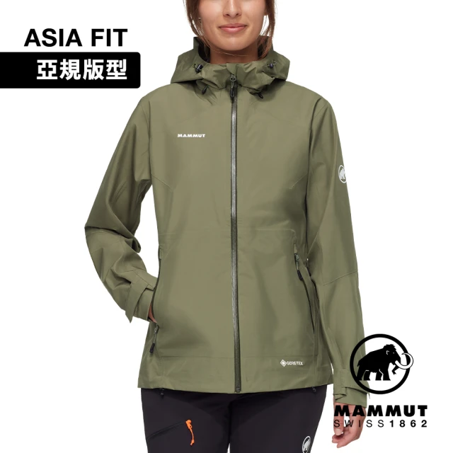 Mammut 長毛象 Convey Tour HS Hooded Jacket AF GTX防水連帽外套 女款 沼澤綠 #1010-28802