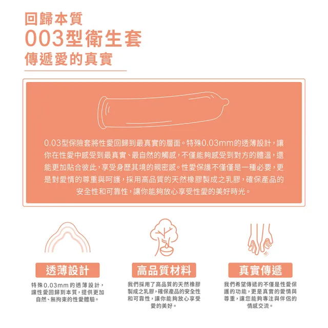 【smile 史邁爾】003衛生套保險套12入/盒