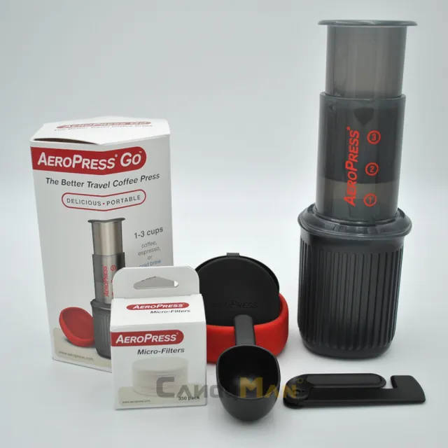 【AEROPRESS】AeroPress Go ｜美國愛樂壓旅行組 小尺寸好攜帶！(美國製/100張濾紙)