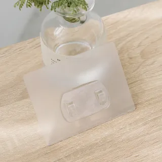 【完美主義】peachylife霧面無痕貼連雙勾-2入組(掛勾卡扣/無痕貼)