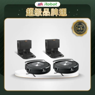 【iRobot】Roomba Combo j7+自動集塵避障掃拖機器人 買1送1超值組(保固1+1年)