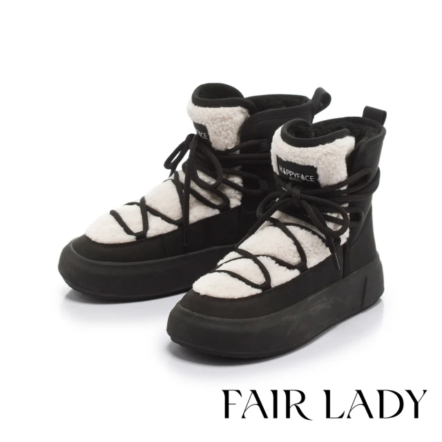 FAIR LADY 軟實力 時髦編織鋸齒厚底涼鞋(黑、2A2