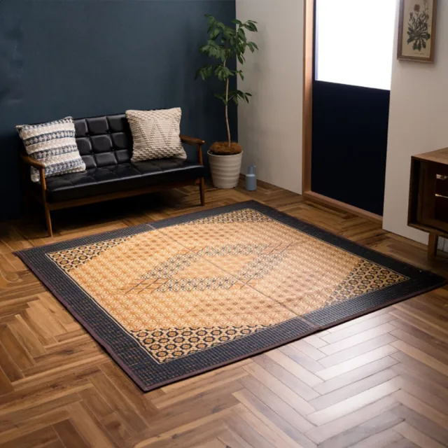 【IKEHIKO】藺草地毯DX 組子 191x250cm(百年職人工藝 質感手工地毯 傳統日本文化 藺草榻榻米)