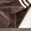 【MEDUSA 曼度莎】出清品｜棕色絨布運動休閒無袖背心外套（M-XL）｜運動風外套 運動風背心(505-7070A)