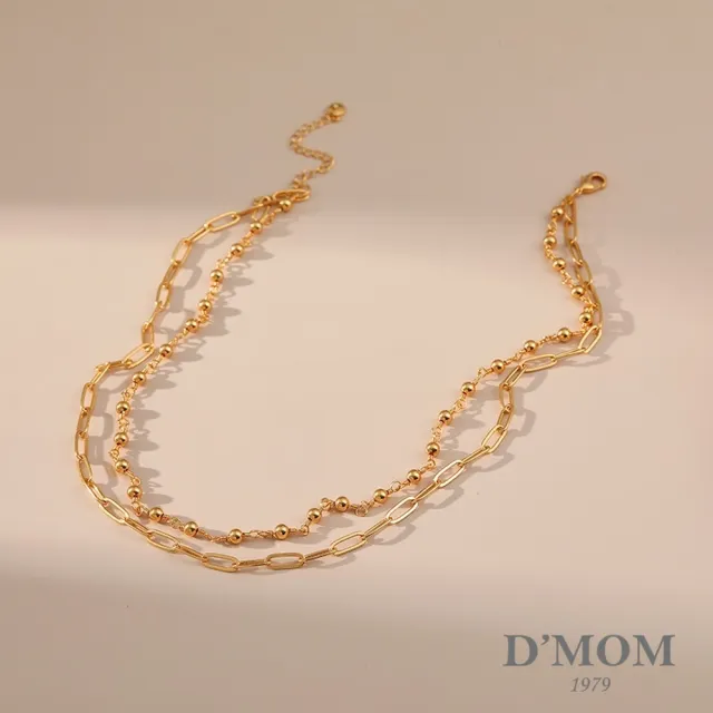 【DMOM】極簡百搭雙層鏈項鍊