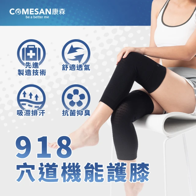 COMESAN 康森 石墨烯918機能護膝(台灣製造)