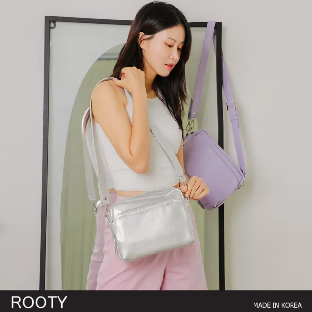 【WHOSE BAG】雙11 韓國質感皮革相機包｜寬背帶斜背側背包 多隔層立體收納女包 NO.R537