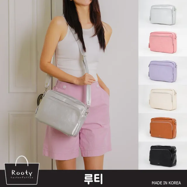 【WHOSE BAG】雙11 韓國質感皮革相機包｜寬背帶斜背側背包 多隔層立體收納女包 NO.R537