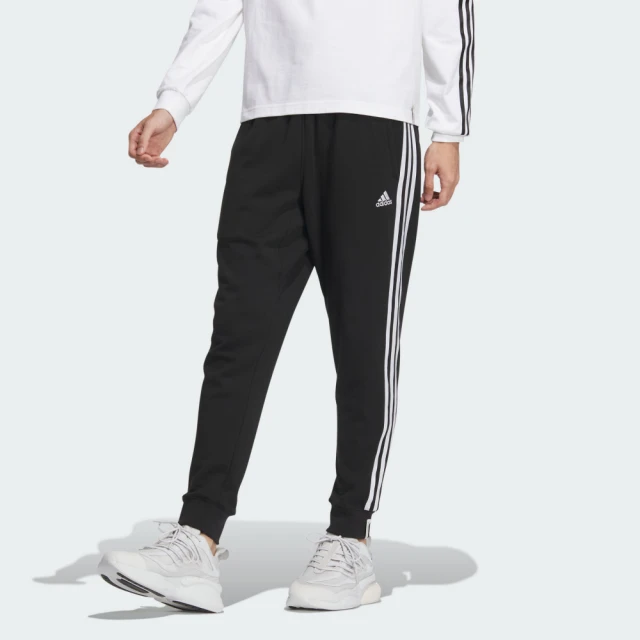 adidas 愛迪達 長褲 男款 運動褲 ES+ 3S FT PANTS 黑 JF3934